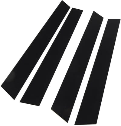 Dailygoods- Pijler Cover - 4 Stuks - Glanzend Zwart - Krasbestendig - Luxe Afwerking - Compatibel met Panamera 970 2009-2016 - Hoogwaardig PC-Plastic - Auto Styling