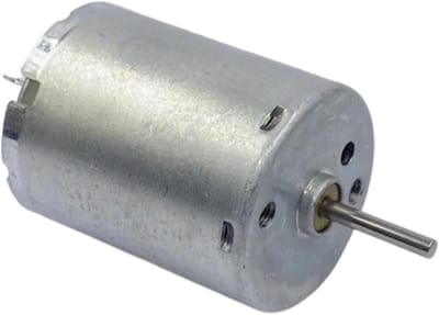 Kleine DC Motor - Hoge Snelheid Motor - DIY Projecten - Stabiele Prestaties - 24mm Diameter - Zilverkleurig