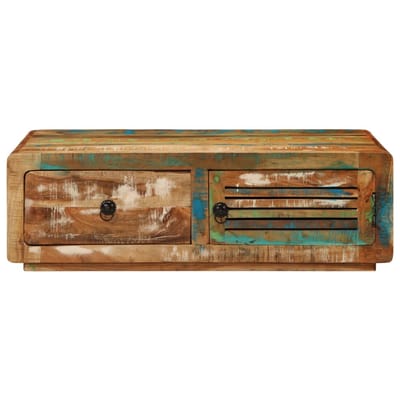 vidaXL - Salontafel - 89x55x29 - cm - massief - gerecycled - hout