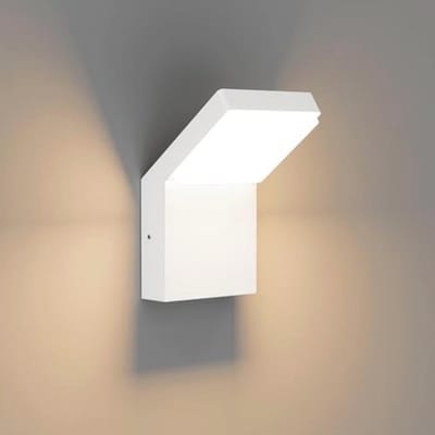 Klighten 24 W led-wandlamp voor binnen en buiten, IP54 waterdicht, moderne aluminium buitenlamp voor terras, ingang, tuin, 1500 lumen, wit, warm wit, 3000 K