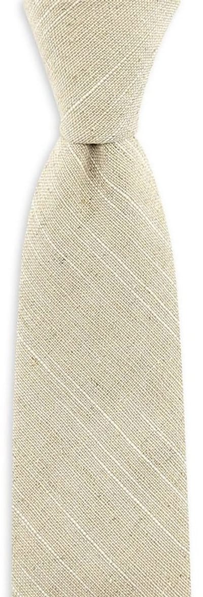 Sir Redman - Stropdassen - stropdas Linen Love Beige - beige