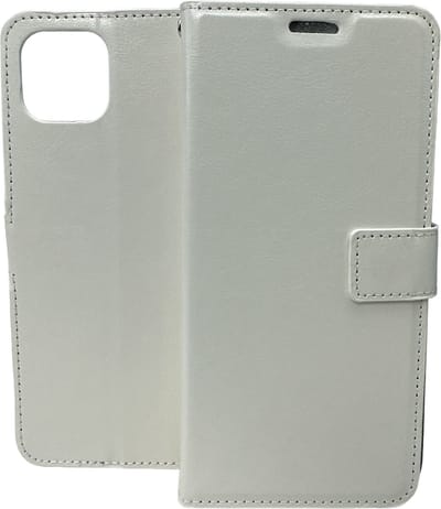 Portemonnee Book case Hoesje Geschikt voor: Oppo A73 5G & A53 5G - Wit
