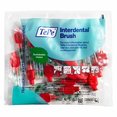 TePe Interdentale Ragers Original 0,5 mm Rood - 6 x 20 stuks - Voordeelverpakking