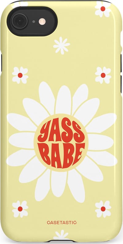 Casetastic Hoesje Geschikt voor Apple iPhone 7/8/SE - Stijlvolle Beschermende Duo-layer Case - Yass babe