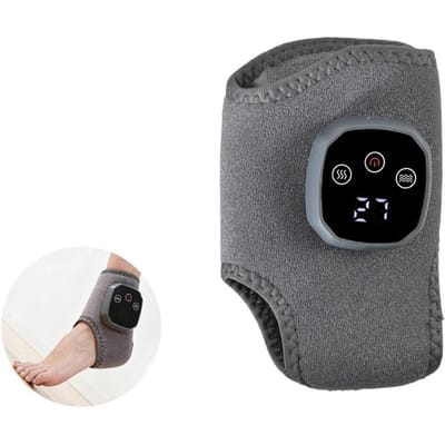 Warm Kompres Enkelmassager Verwarmde Band Ondersteunende Beugel Enkeltherapie Massage Voetmassager Beschermer USB Oplaadbaar Elektrische Vibratie