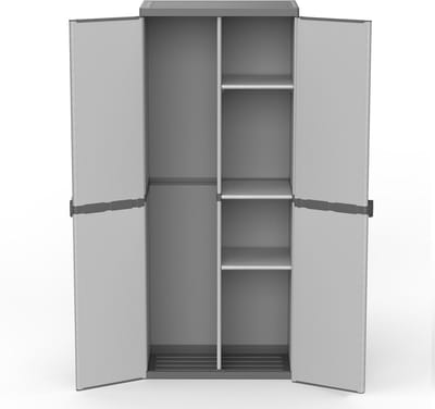 Tuinkast - Tuinkist - Tuinkasten voor Buiten - Tuinberging - Kunststof -Grijs