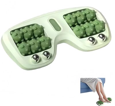 Voetmassage apparaat- Voetmassage roller - Voetroller - Circulatiebevorderende voetmassage - Massagebal - Voetmassageapparaat voor ontspanning en herstel - Groen