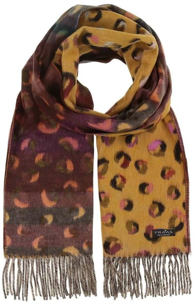 FRAAS sjaal Double-Face Cashmink Scarf Dijon mosterdgeel