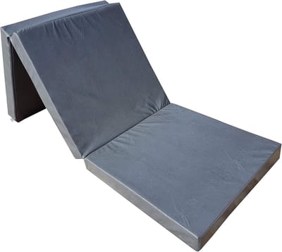Opvouwbare kunstleer gymnastiekmat 195 x 65 x 8 cm