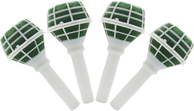 Bloemboeket houders - Bloemenschuim handvatten - Bloemstukken maken - Voor verse zijde - 18 x 8.5 cm - Groen