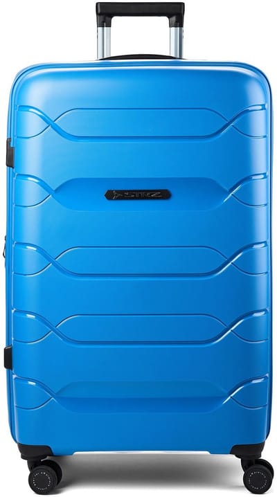 Polestream Strz by Asteroid 4 wielen Trolley L 74 cm met uitbreidingsplooi - Harde bagage - TSA slot - cobalt blue