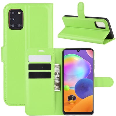 Coverup Hoesje - Geschikt voor Samsung Galaxy A31 Hoesje - Coverup Book Case - Groen