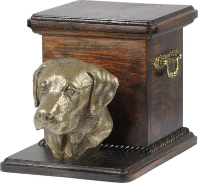 Elegante urn voor Labrador Retriever met hondenbuste