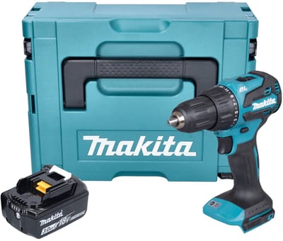 Makita DHP 490 F1J accu klopboormachine 18 V 65 Nm borstelloos + 1x accu 3.0 Ah + Makpac - zonder oplader
