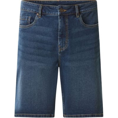 ESMARA MEN Heren korte broek, denim short (Blauw, 46)