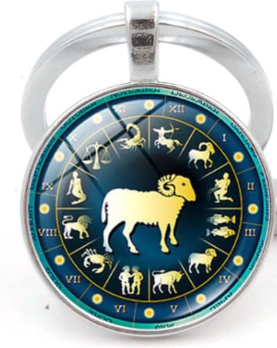 Ram sterrenbeeld sleutelhanger -horoscoop-sterrenbeeld-astrologie-gift-geschenk