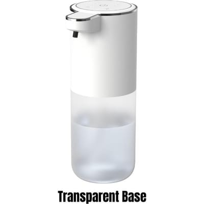 Automatische zeepdispenser Contactloze schuimzeepdispenser 380 ml USB oplaadbare elektrische 4-niveau verstelbare schuimzeepdispenser gray