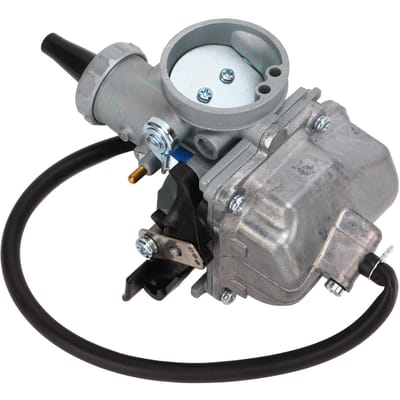 Ensemble Carburateur à Boisseau Rond 30mm Métal Remplacement Carburateur pour Moto Tout-Terrain 200cc 250cc VTT Quad gray