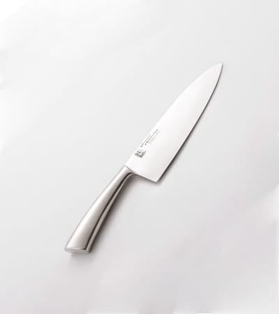 knIndustrie BE-KNIFE Santokumes - Hoogwaardig RVS Universeel Keukenmes met Kuiltjes voor Perfect Snijden 207 mm Kwaliteit Gemaakt in Italië