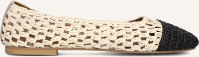 Inuovo D27004 Ballerina's Dames - Beige - Maat 38