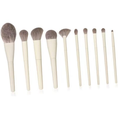 Ensemble de Pinceaux de Maquillage Fibres Synthétiques Professionnel Multifonctionnel Portable Kit de Pinceaux Cosmétiques Doux