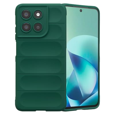 imoshion Hoesje - Geschikt voor Motorola Moto G57 Power - EasyGrip Backcover - Donkergroen