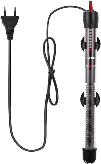QTTVBTNA -Aquarium Heater - Fish Tank Submersible Heater - Met Temperatuurdisplay En Externe Thermostaat - 1 Stuks - Voor Zoet- En Zoutwateraquaria