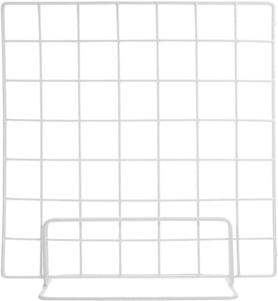 Dailygoods- Tafelstandaard Elegant - Fotohouder - Metaal - 35x35cm - Organizer - Multifunctioneel ontwerp - Modern draaddesign - Fotostandaard