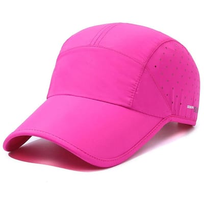 Outdoor Sport Sneldrogend Waterdicht Ademend Baseballpet Zomer Voor Mannen Vrouwen Mode Verstelbaar Snapback Dunne Zonbescherming Pet 56-60cm pink