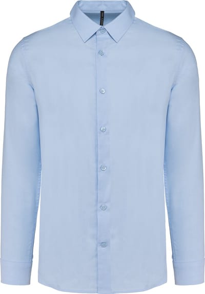 Kariban Heren overhemd Oxford lange mouwen K595 - Oxford Blue - L