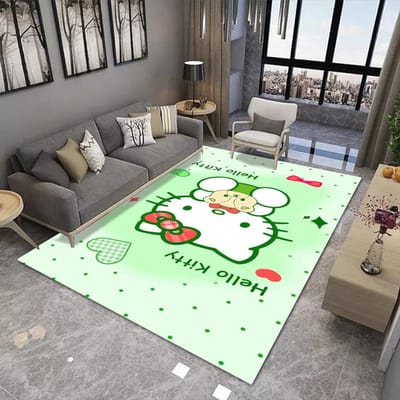 Hallo K-Kitty Vloer INS Stijl Zachte Slaapkamer Vloermat Rechthoek Antislip Thuis Zachte Badmat Voordeur Binnen Buiten Mat Hotel 80*120cm