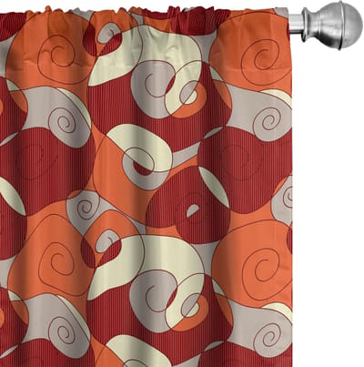 ABAKUHAUS Paneelgordijnen – Microvezel 2x75x175 cm – Multicolor