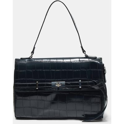 Stradivarius Middelgrote schoudertas met riem  Zwart OS