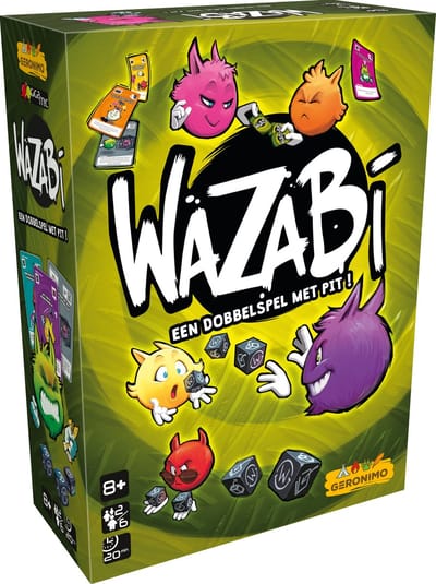 Geronimo Games - Wazabi - Dobbelspel - Familiespel - 2 tot 6 spelers - 8+