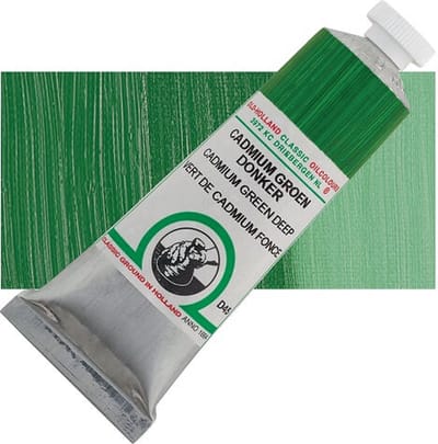 Old Holland Olieverf Cadmium Green Deep D45 18ml
