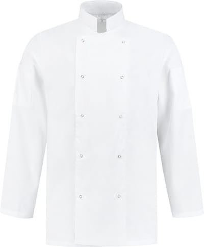 EM Kitchen Koksbuis polyester / katoen Wit maat M / 48-50
