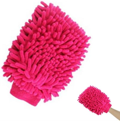 *** Microfiber Auto Schoonmaakhandschoen - Autowashandschoen Doek - Autowas Washandschoen Handdoek - Huishoudhandschoen - van Heble® ***