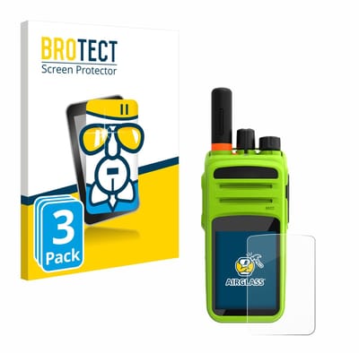 Screenprotector 3 Stuks voor Talkpod N58 Plus Beschermglas transparant