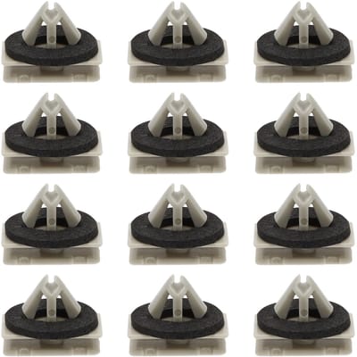 Dailygoods- Deurdorpelclips 30x - Compatibel met Jeep Cherokee WK2 14-18/KL/Compass MP - Duurzaam POM-materiaal - OE-kwaliteit - Afmetingen 12 mm x 20 mm - Autoclips