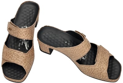 Vital -Dames - bruin licht - slippers & muiltjes - maat 37