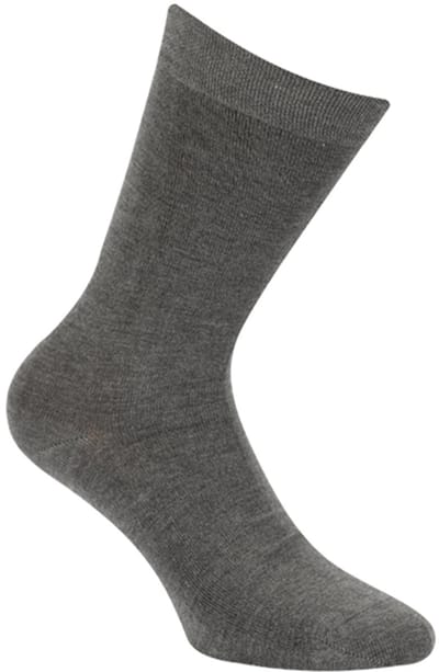 Boru Bamboo - Sokken Badstofzool - Medium Grijs - 35-38 - Bamboe Sokken - Naadloos - Hypoallergeen - Anti-Bacterieel - Unisex - 2304
