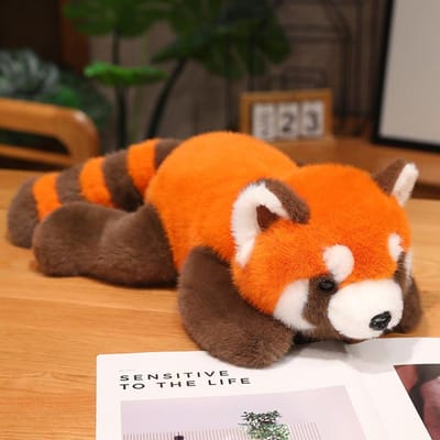 Schattige Raccoon Pluche Speelgoed Knuffels Vos Zachte Pop Kussen Rode Panda Speelgoed Verjaardagscadeau Voor Jongens Meisjes 30cm