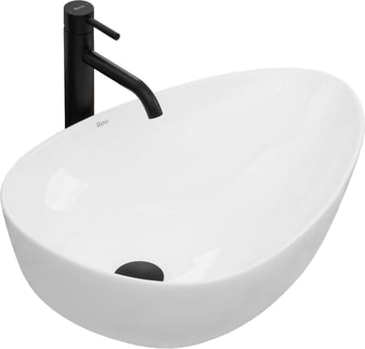 Rea Greta 55 Opzetwastafel Wit 56x39 cm
