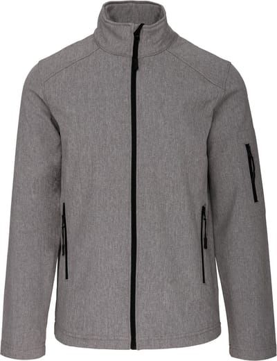 Kariban Softshell jas K401 - Marl Grey - S
