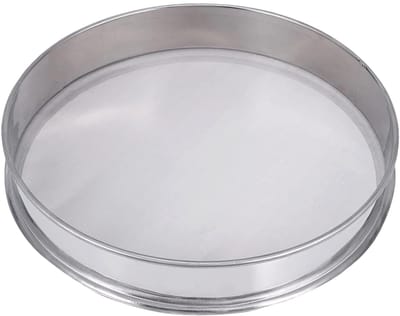 Allecto - Kruidenpollen-extractor - Meelzeef - 25 cm - Roestvrij staal - Multifunctioneel - Geschikt voor kruiden en poedersuiker - 150 mesh