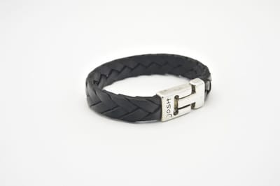 Josh-24353-Armband-Zwart-Heren-21,5cm