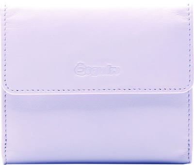 Esquire Leren Portemonnee Viktoria Little Wallet Lilac Paars