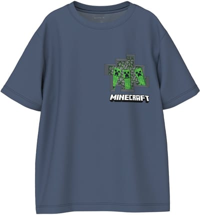 NAME IT - NKMASANT MINECRAFT SS NREG TOP BFU - Jongens - T-shirts