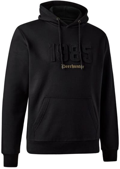 8073 Deerhunter Jubilee Hoodie Black-Outdoor trui Maat XS
