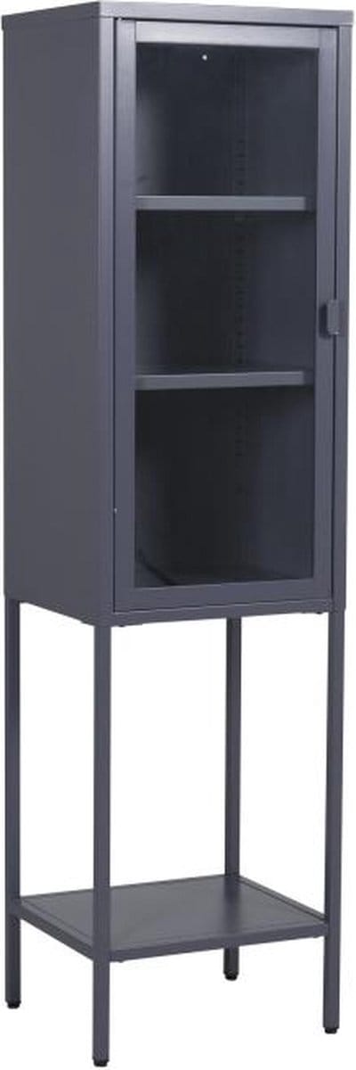 Svea - Zivo vitrinekast - 40 x 150 cm - grijs